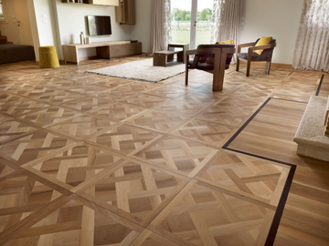 HERITAGE PANELS VERSAILLES 980 - Walnut flooring by FOGLIE D'ORO - view 3